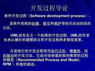 開發(fā)過(guò)程導(dǎo)論 理解軟件的開發(fā)與維護(hù)全周期